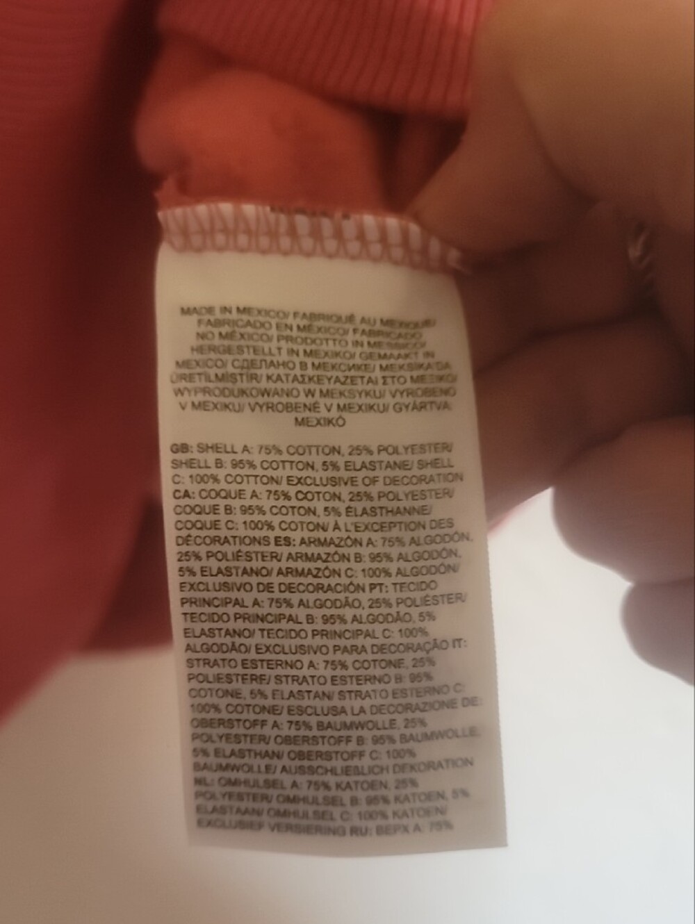 The North Face Women's Coral/Pink Crewneck Hoodie - Picture 4 of 11
